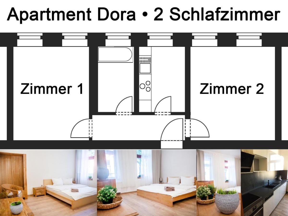 Apartment Dora Chemnitz Eksteriør bilde